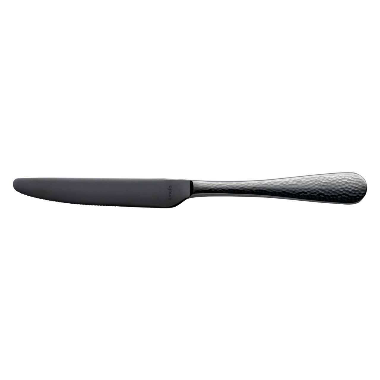 Sierra, Menümesser Vollheft 235 mm gehämmert PVD schwarz